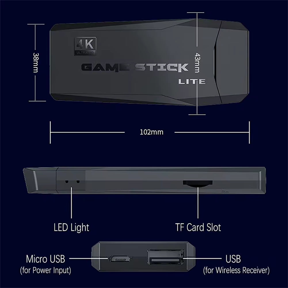 Super Mini Consola Retro Game Stick