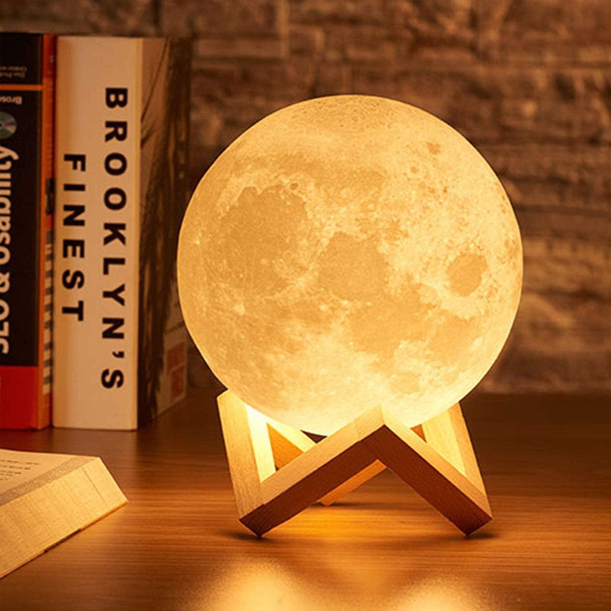Lámpara Humidificadora Con Forma de Luna