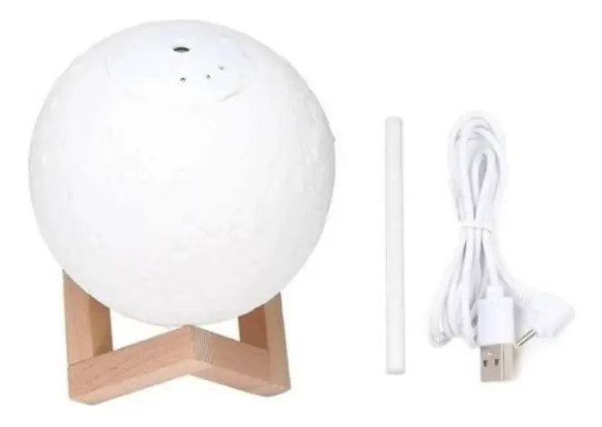 Lámpara Humidificadora Con Forma de Luna