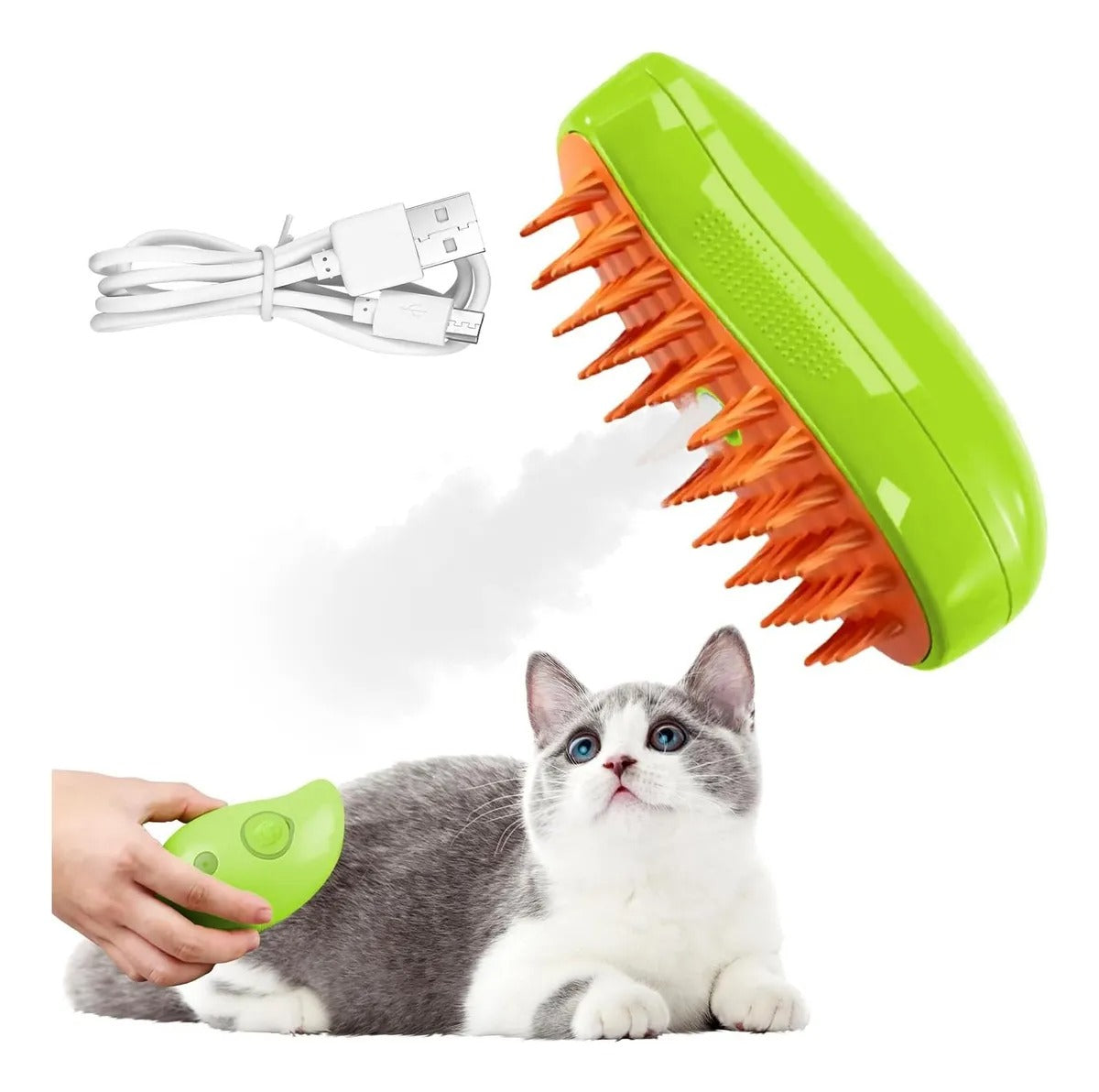 Cepillo humidificador para mascotas