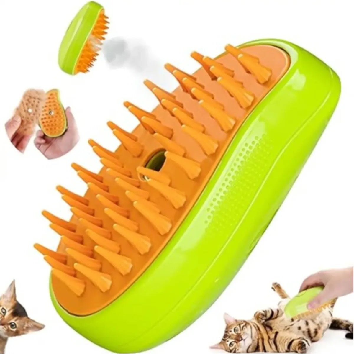 Cepillo humidificador para mascotas